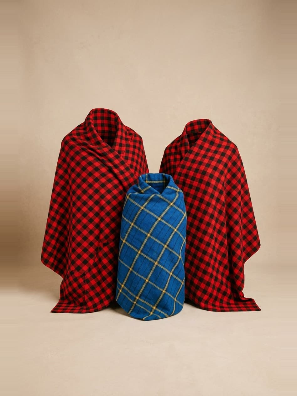 Maasai Family Blanket Set