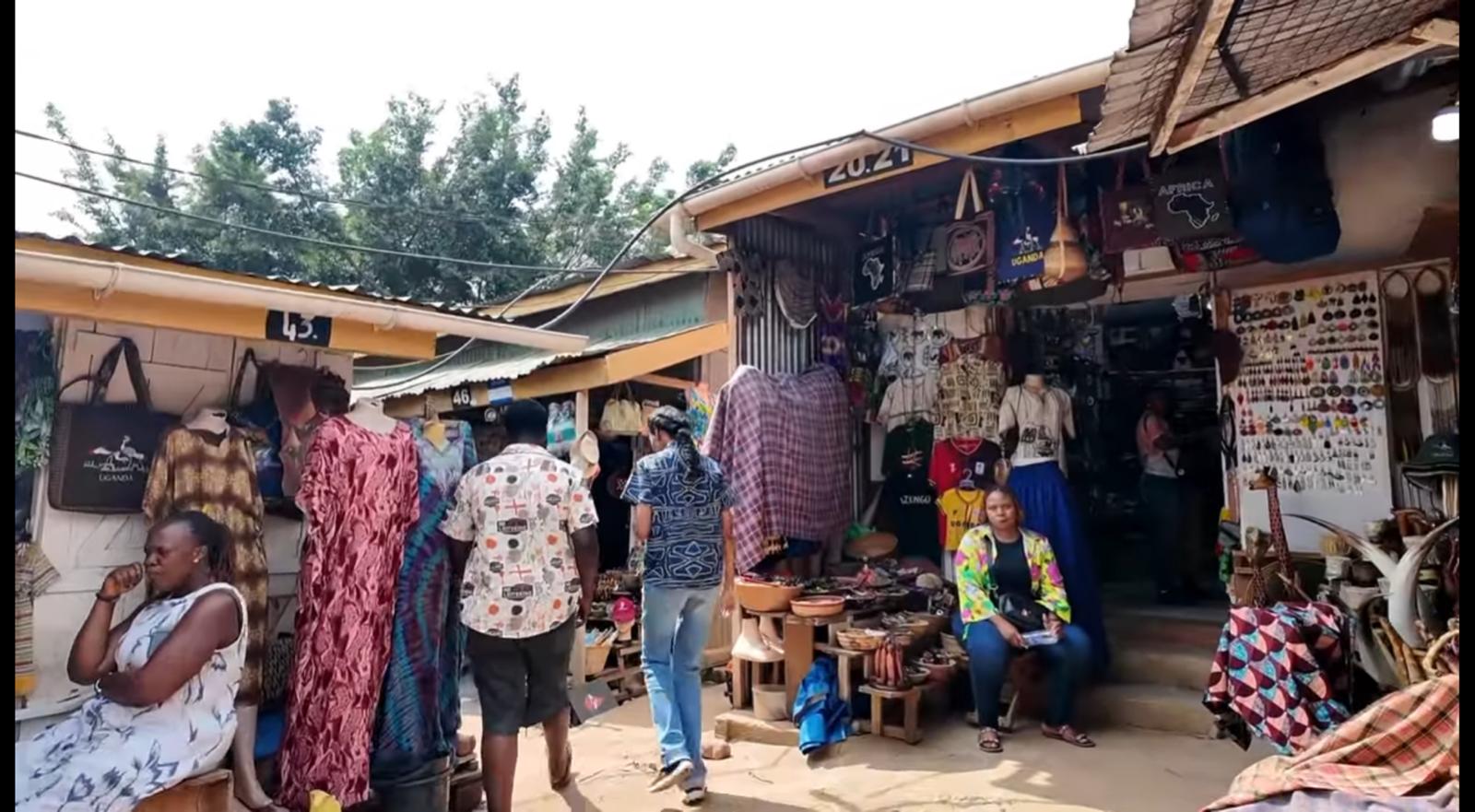 Our First Kiosk — Uganda Bookshop Crafts Village, 2008