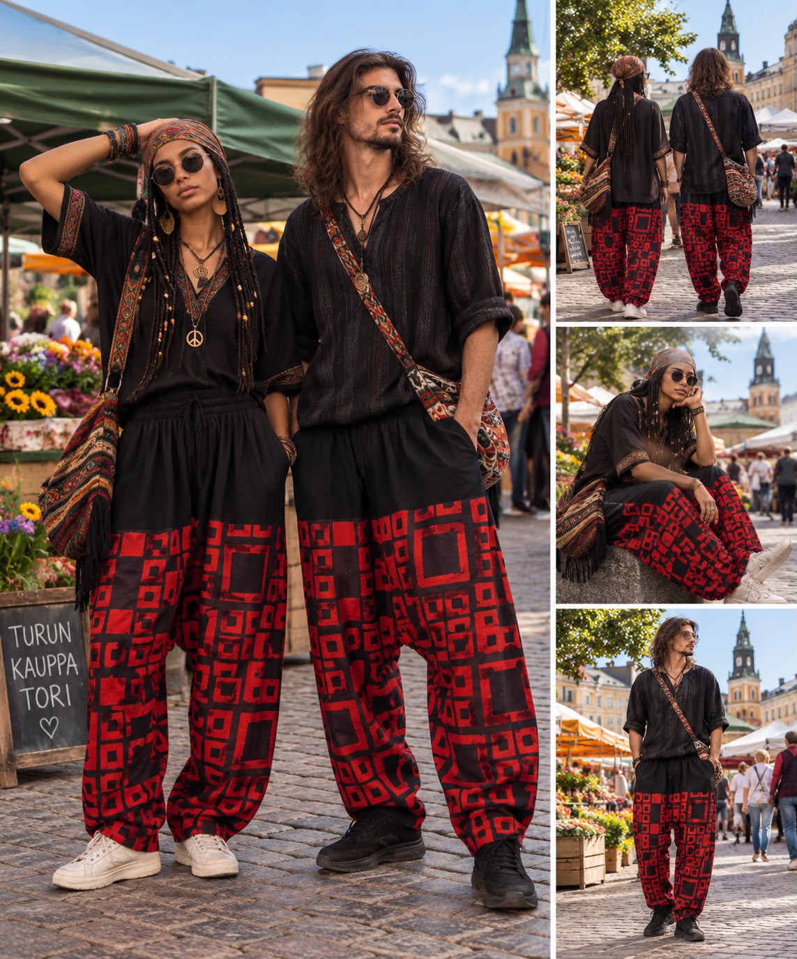 African Harem Pants — alternate view