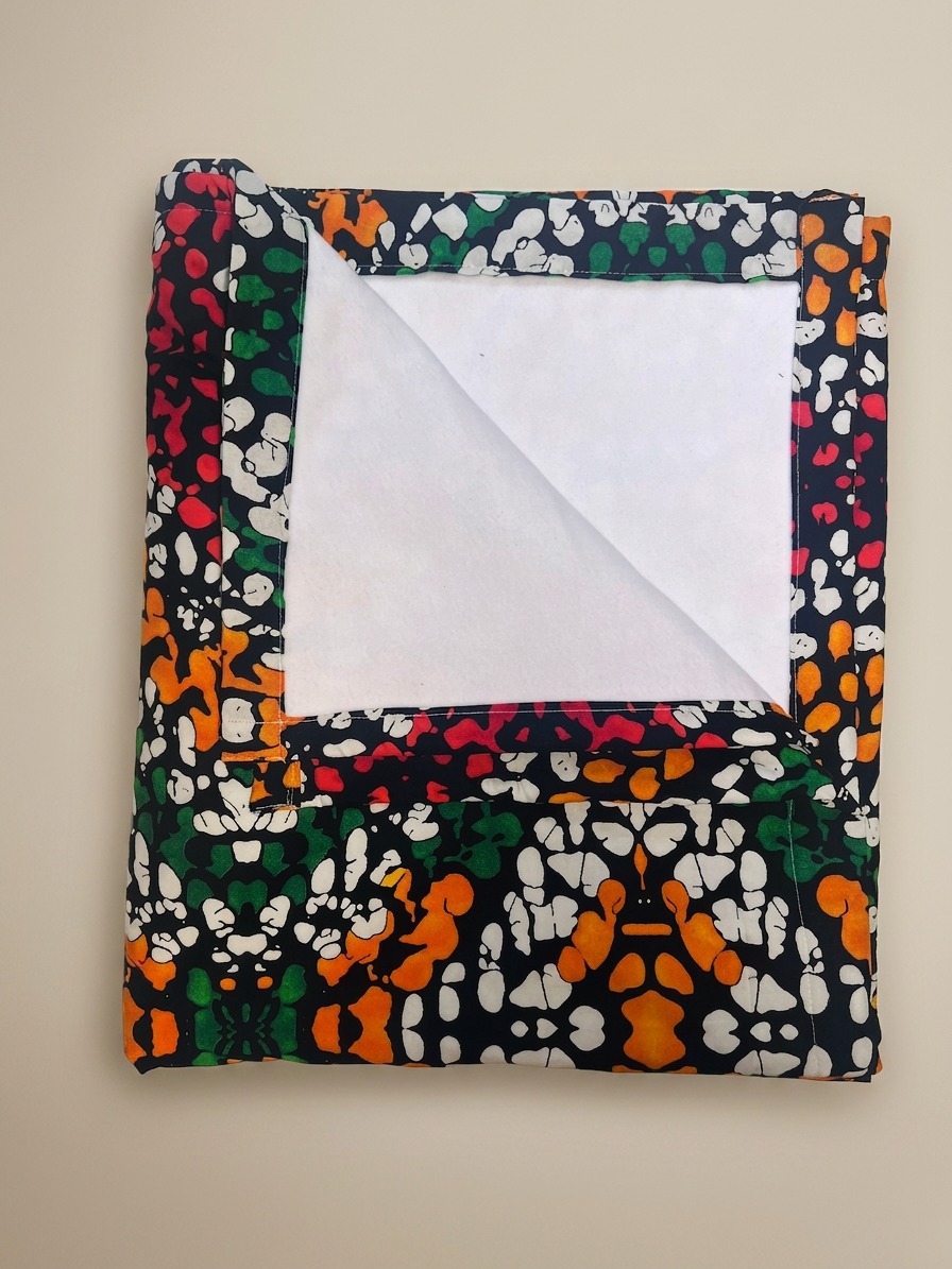 African Print Baby Blanket