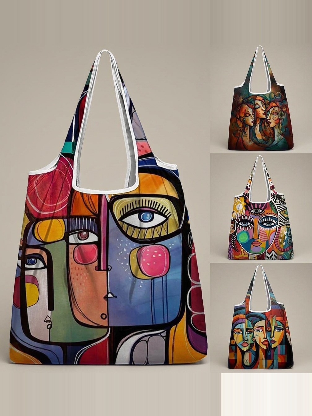 Abstract Art Tote Bag Collection thumbnail 2