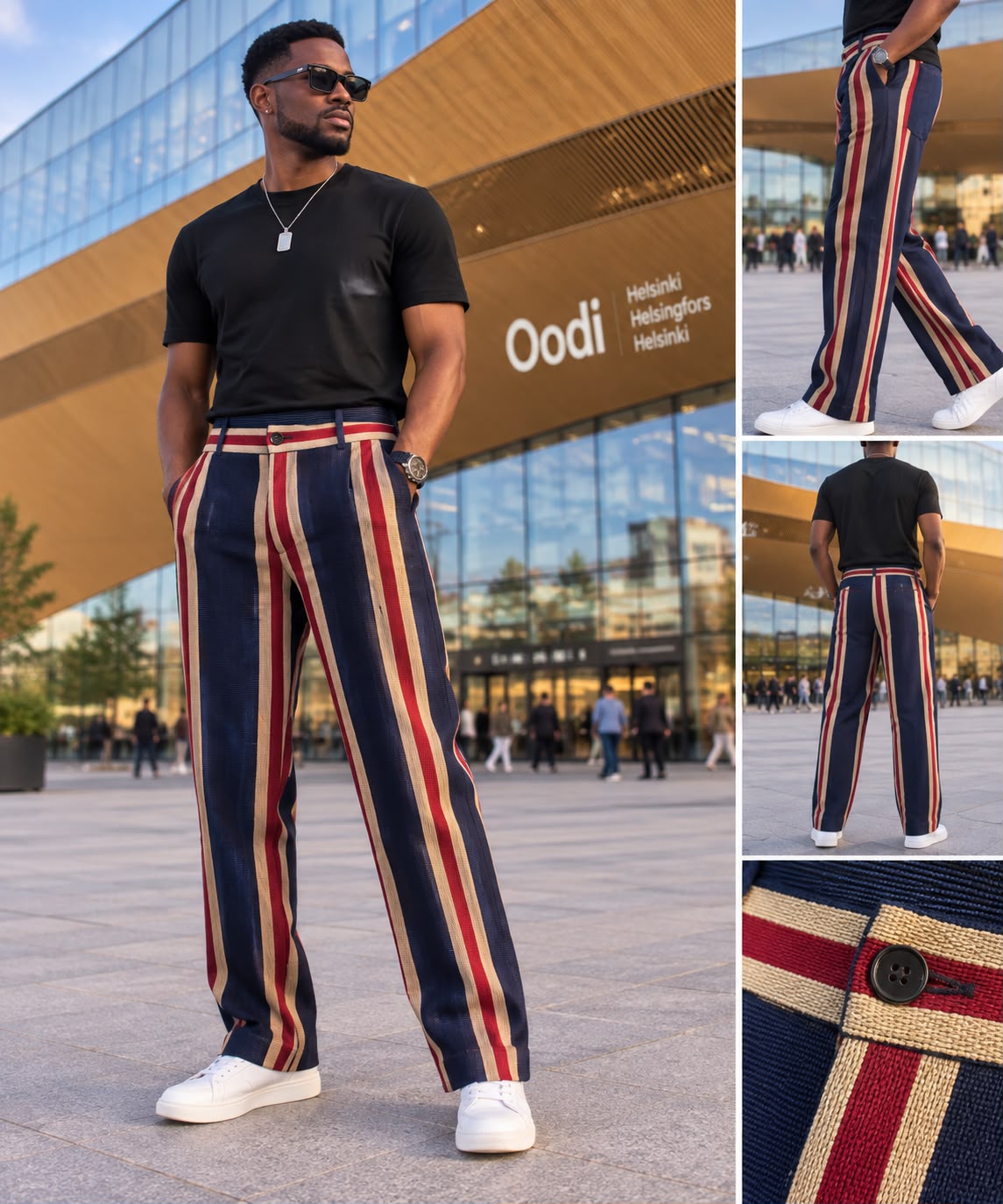 Aso-Oke Statement Trousers