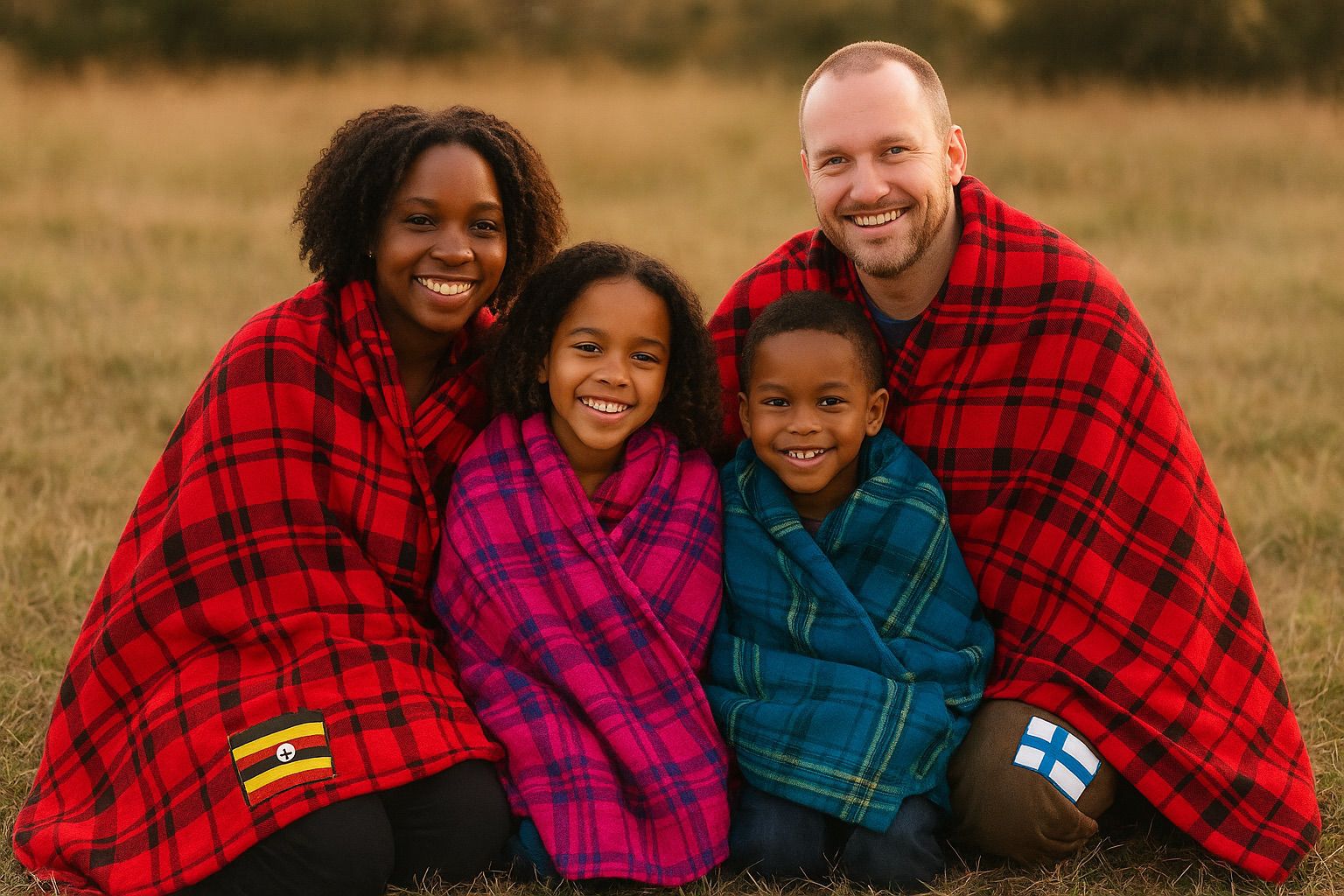 Maasai Family Blanket Set — alternate view
