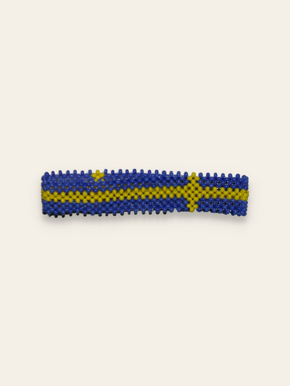 Swedish Flag Beaded Cuff thumbnail 3